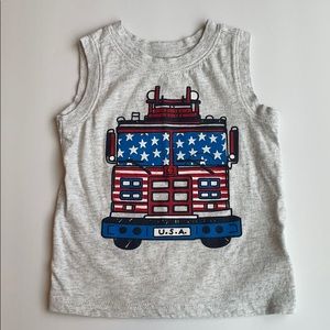 Old Navy Boys Fire Engine Tank Top 18-24M